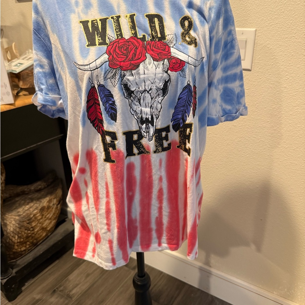 Wild & Free Tie-Dye T-Shirt